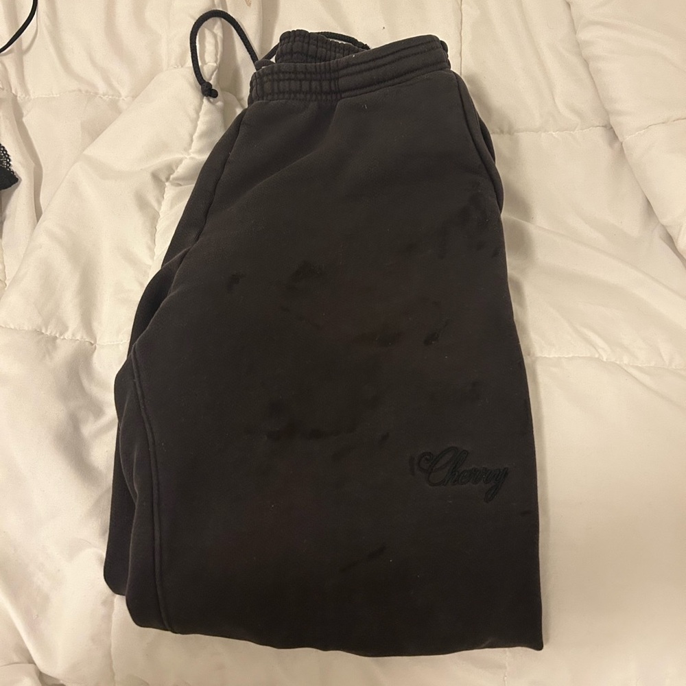 Cherry Los Angeles Black Joggers